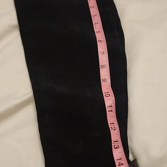 Alexander McQueen VTG Black Knee High Platform Stiletto Boots Gothcore Archive